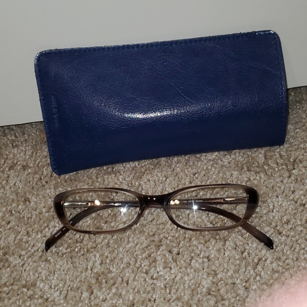 Prescription eyeglasses with soft case
